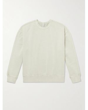 FRIZMWORKS Og Pigment-dyed Cotton-jersey Sweatshirt - White