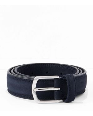 Anderson's 4Cm Suede Belt - Blue