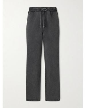 Corridor NYC Gerade geschnittene Jogginghose aus Baumwoll-Jersey - Grau