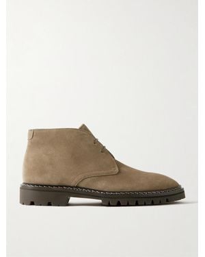 MR P. Lucien Suede Chukka Boots - Brown