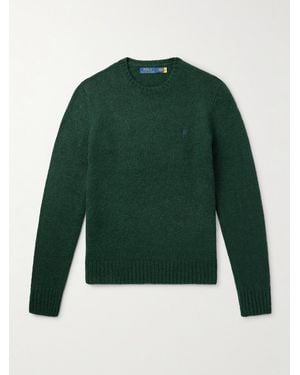 Polo Ralph Lauren Logo-Embroidered Knitted Jumper - Green