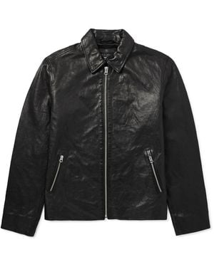rag & bone ブラックレザーライダースジャケット rag & bone（ラグアンドボーン）の「rag & bone + Schott