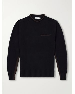 Inis Meáin Lambswool Jumper - Blue