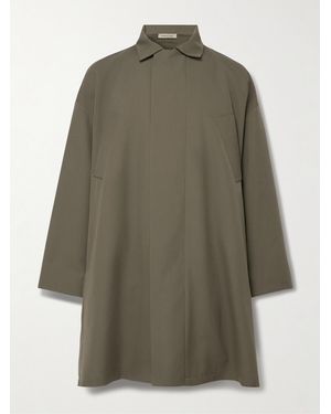 Fear Of God Virgin Wool-Crepe Trench Coat - Green