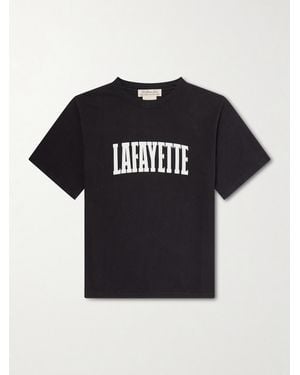 Remi Relief Lafayette Printed Cotton-Jersey T-Shirt - Black