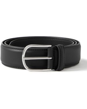 Anderson's 3.5Cm Leather Belt - Black