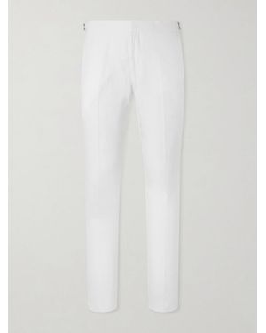 Orlebar Brown Griffon Straight-Leg Linen Trousers - White
