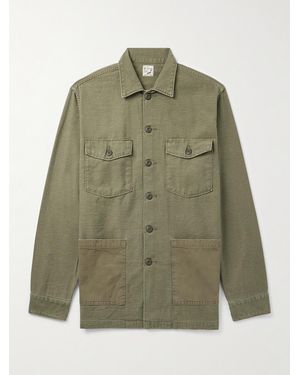 Orslow Cotton Overshirt - Green