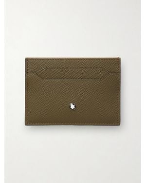 Montblanc Sartorial Cross-Grain Leather Cardholder - Natural
