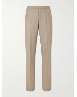 Favourbrook Ludbrook Slim-fit Straight-leg Wool Suit Pants - Natural