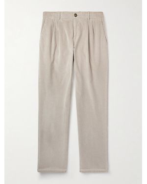 Canali Pantaloni A Gamba Dritta - Bianco