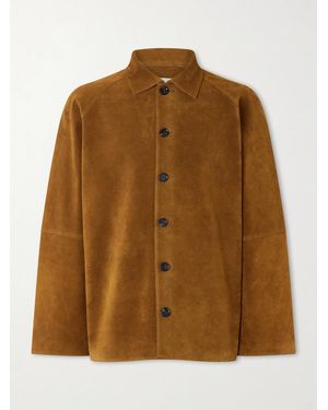 Studio Nicholson Bowe Suede Jacket - Brown