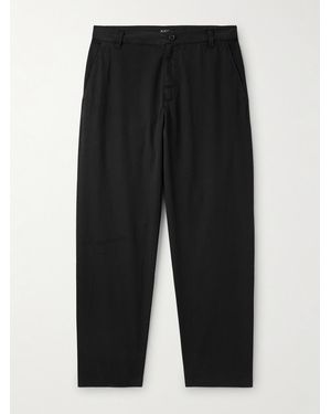 A.P.C. Lawrence Straight-leg Organic Cotton Chinos - Black