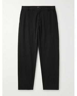 A.P.C. Lawrence Straight-leg Organic Cotton Chinos - Black