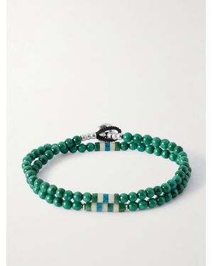 Mikia Sterling Malachite Bracelet - Green