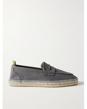 Castañer Nacho Canvas Espadrilles - Grey