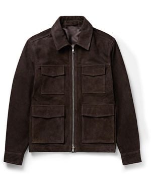 MR P. Suede Jacket - Brown