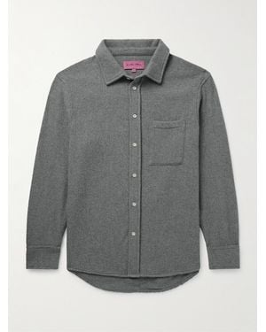 The Elder Statesman Cashmere Overshirt - Grey