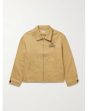 Bode Central Park Printed Cotton-Twill Jacket - Natural