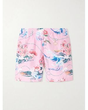 Gucci Printed Swim Shorts - Pink