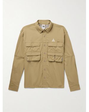 Nike ACG Orb Weaver Hemd aus "Dri-FIT ADV"-Material mit Logostickerei - Natur