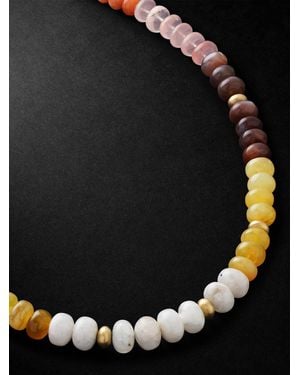 Jacquie Aiche Opal Beaded Necklace - Black