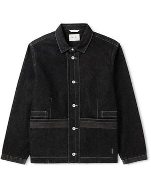 Folk Anniversary Denim Jacket - Black