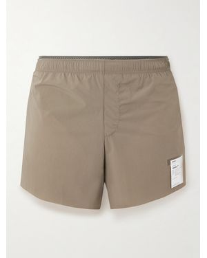 Satisfy Distance Straight-Leg Logo-AppliquÉD 2.5&Quot; Justice&Trade; Shorts - Natural
