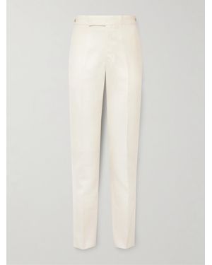 Gabriela Hearst Pantaloni Slim-Fit A Gamba Dritta - Neutro