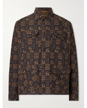 RRL Ruddick Cotton-Jacquard Jacket - Brown
