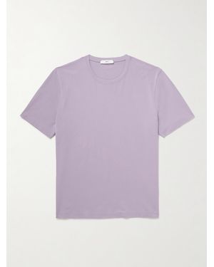 MR P. Relaxed-Fit Organic And Recycled Cotton-Jersey T-Shirt - Purple