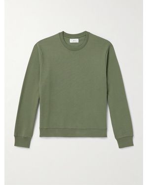 MR P. Cotton-Blend Jersey Sweatshirt - Green