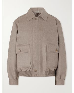 AURALEE Cashmere Blouson Jacket - Grau