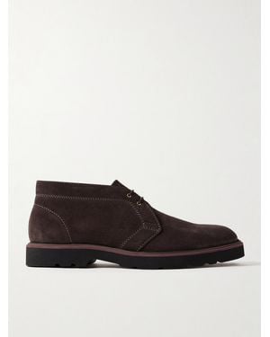 Paul Smith Karr Suede Chukka Boots - Brown