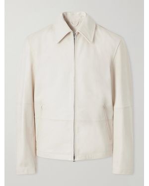 Our Legacy Rework Panelled Waxed-Suede Jacket - Natural