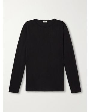 Ghiaia Cotton-Jersey T-Shirt - Black