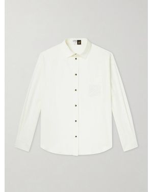 Loewe Paula's Ibiza Anagram-Embroidered Lyocell-Poplin Shirt - Natural