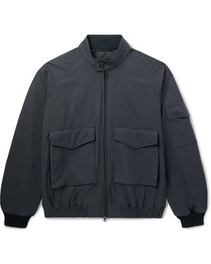 Kaptain Sunshine C-Gaba Wep Cotton-Gabardine Jacket - Blue