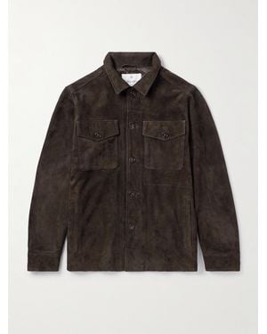 Kingsman Suede Overshirt - Black