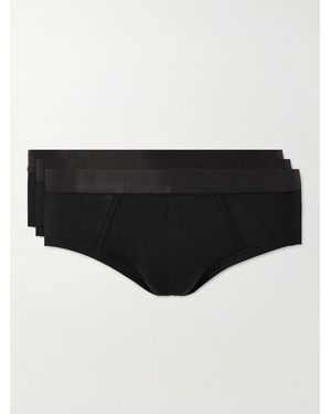 CDLP Three-Pack Stretch-Lyocell Briefs - Schwarz