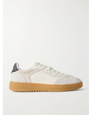 Axel Arigato Dice T-Toe Sneakers aus Leder mit Velourslederbesatz - Weiß
