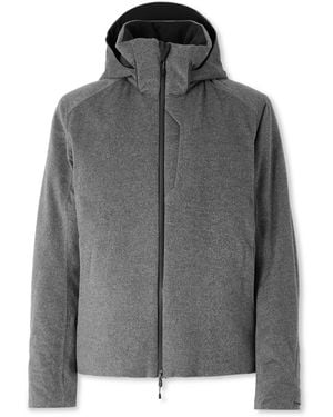 Sease Balma 2.0 Padded Coated-Cashmere Hooded Jacket - Gray