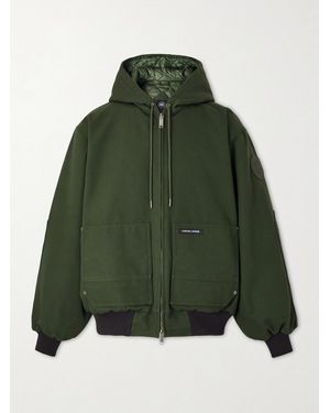 Canada Goose Beaumont Cotton-Canvas Hooded Jacket - Green