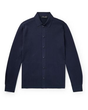 Loro Piana Agapanto Cotton Shirt - Blue