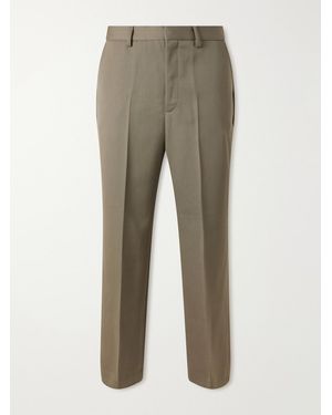 Second Layer Zooty Straight-Leg Wool-Twill Suit Pants - Natural
