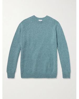 Sunspel Wool Jumper - Blue