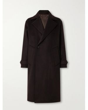 STÒFFA Brushed-Cashmere Coat - Black