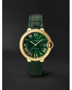 Cartier Ballon Bleu De Automatic 18-Karat Watch, Ref. Wgbb0062 - Black