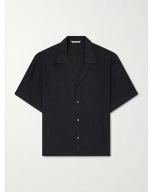 A Kind Of Guise Samata Camp-collar Linen Shirt - Blue