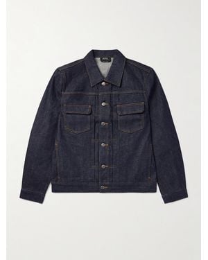 A.P.C. Selvedge Denim Jacket - Blue